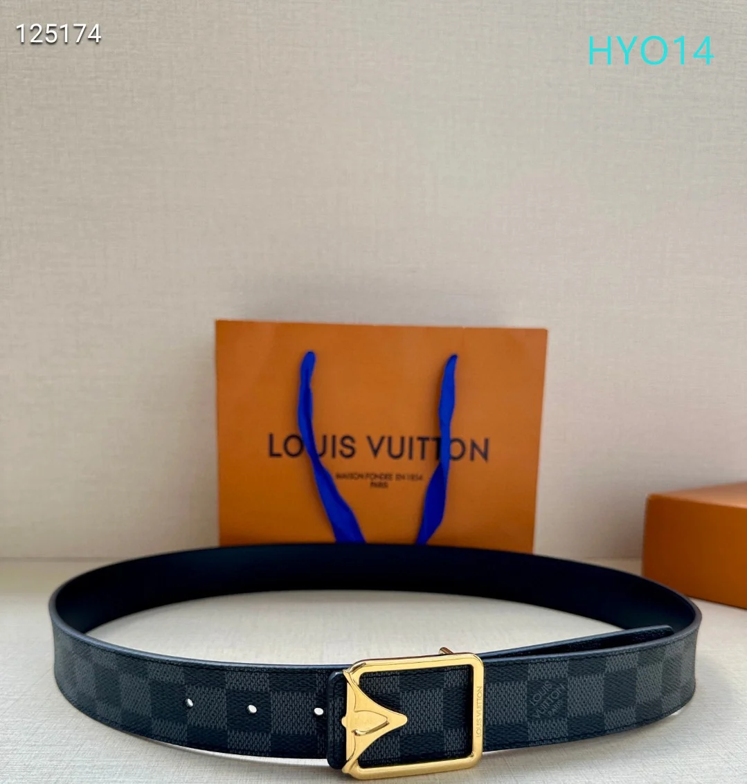 LV belt 34mmX95-125cm XH08